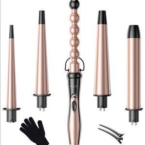 Rosé Gold 5 in 1 Curling Wand